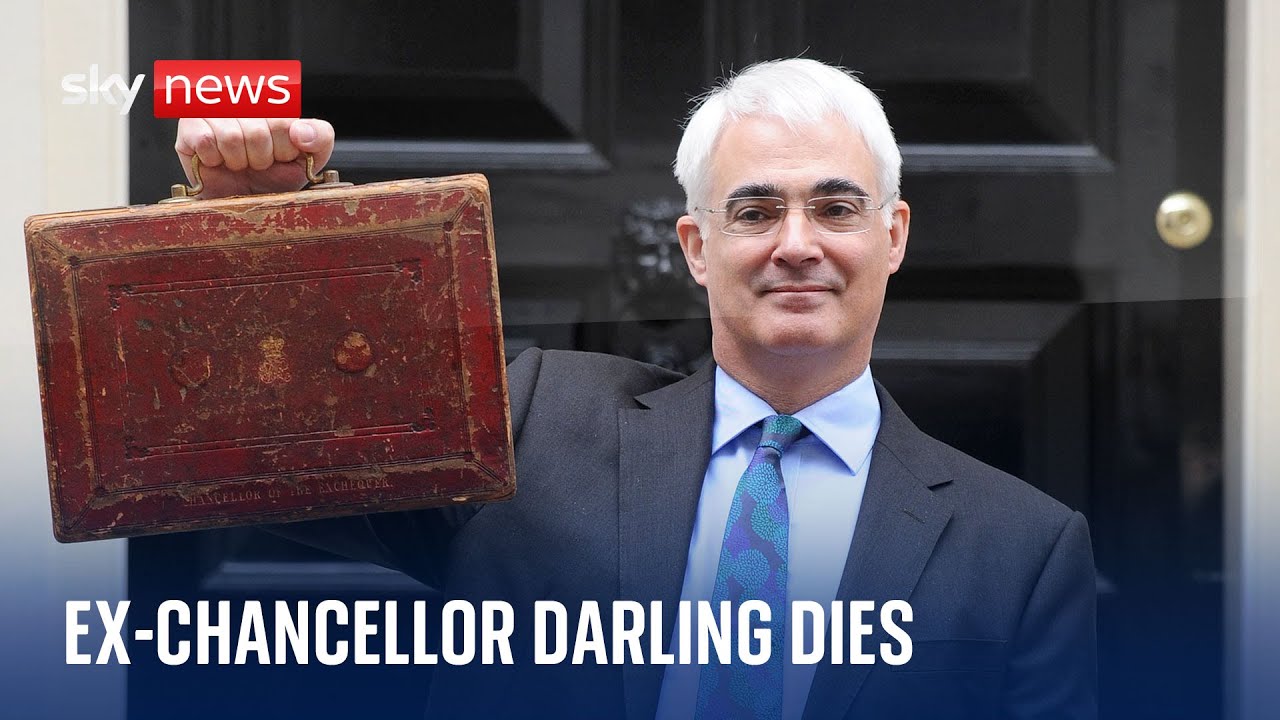 Former chancellor and Labour veteran Alistair Darling dies aged 70