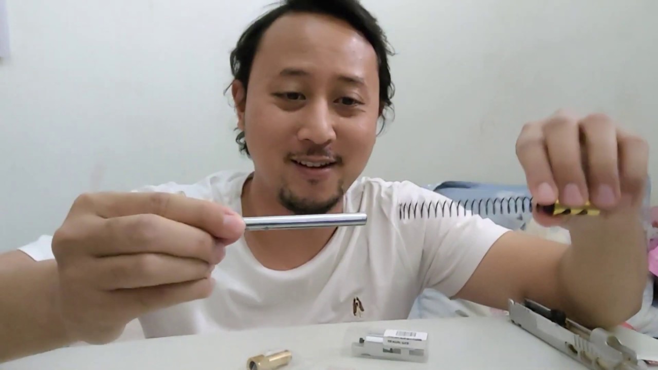 CowCow shock buffer tokyo marui Hi-capa GOLD match pasang shock buffer dan short stroke