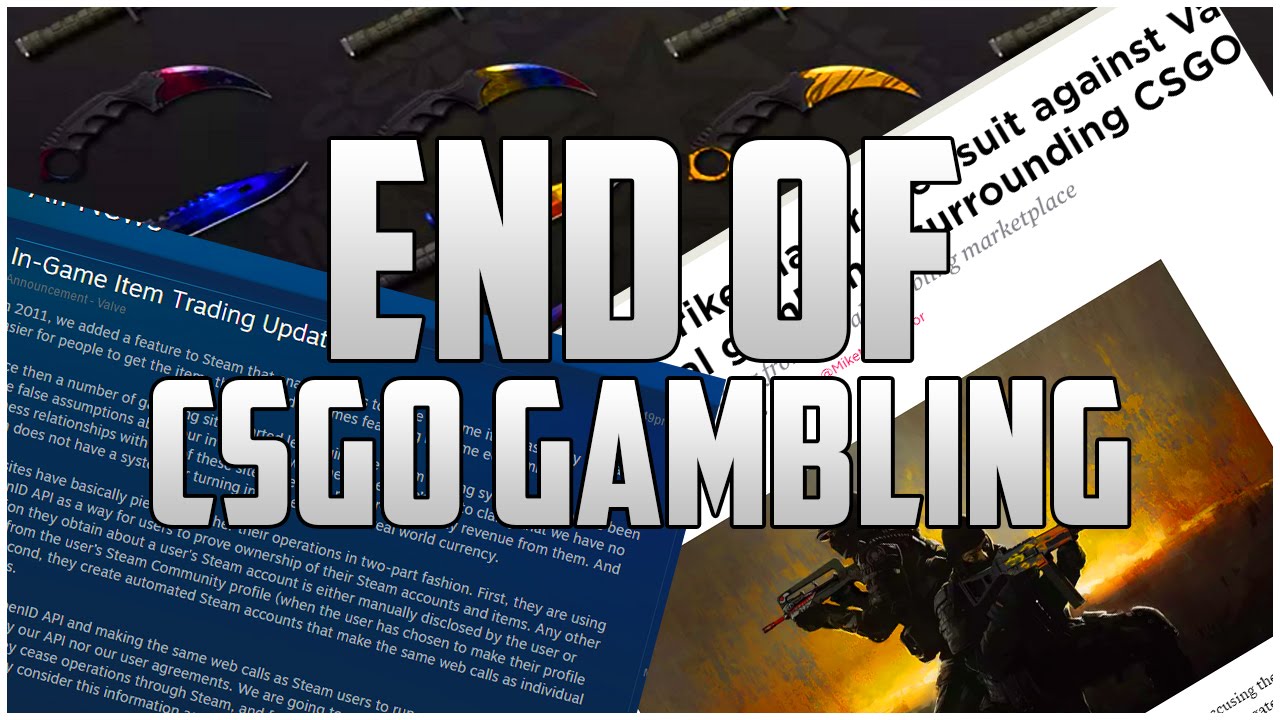 END OF CSGO GAMBLING? VALVE CEASES GAMBLING | Counter Strike Sad Moments :(