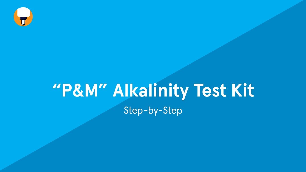 P & M Alkalinity Test (OptiDrop)