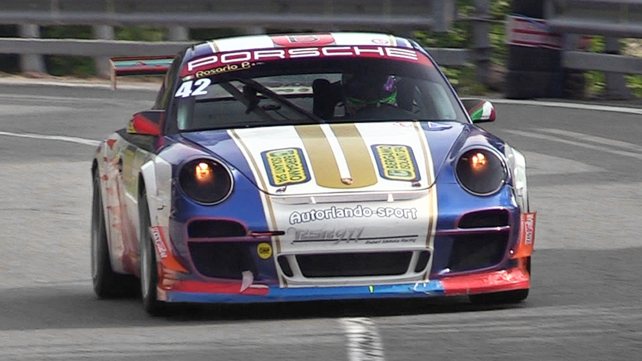 Loudest & Best Sounding Porsche 997 GT3 Cup Mk1 I've Ever Heard on Hillclimb!!