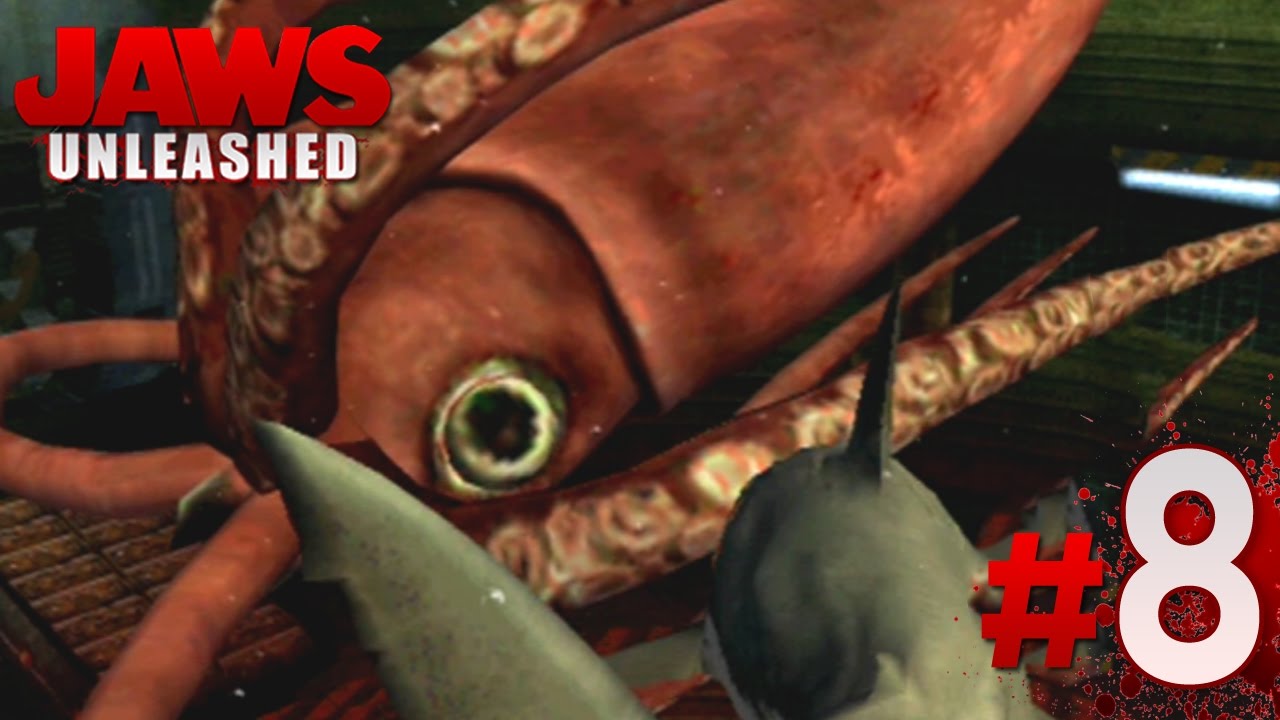 GIANT SQUID!! - Jaws Unleashed - Gameplay Mission 8 (PS2) || HD