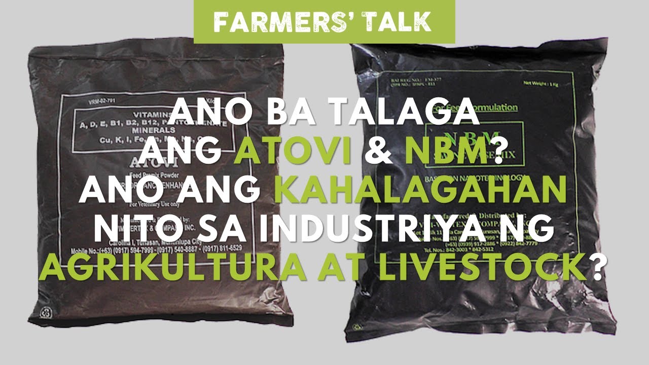 Farmers' Talk: Ano ba Talaga Ang Atovi & NBM? Ano Ang Kahalagahan nito sa Industriya ng Agrikultura?