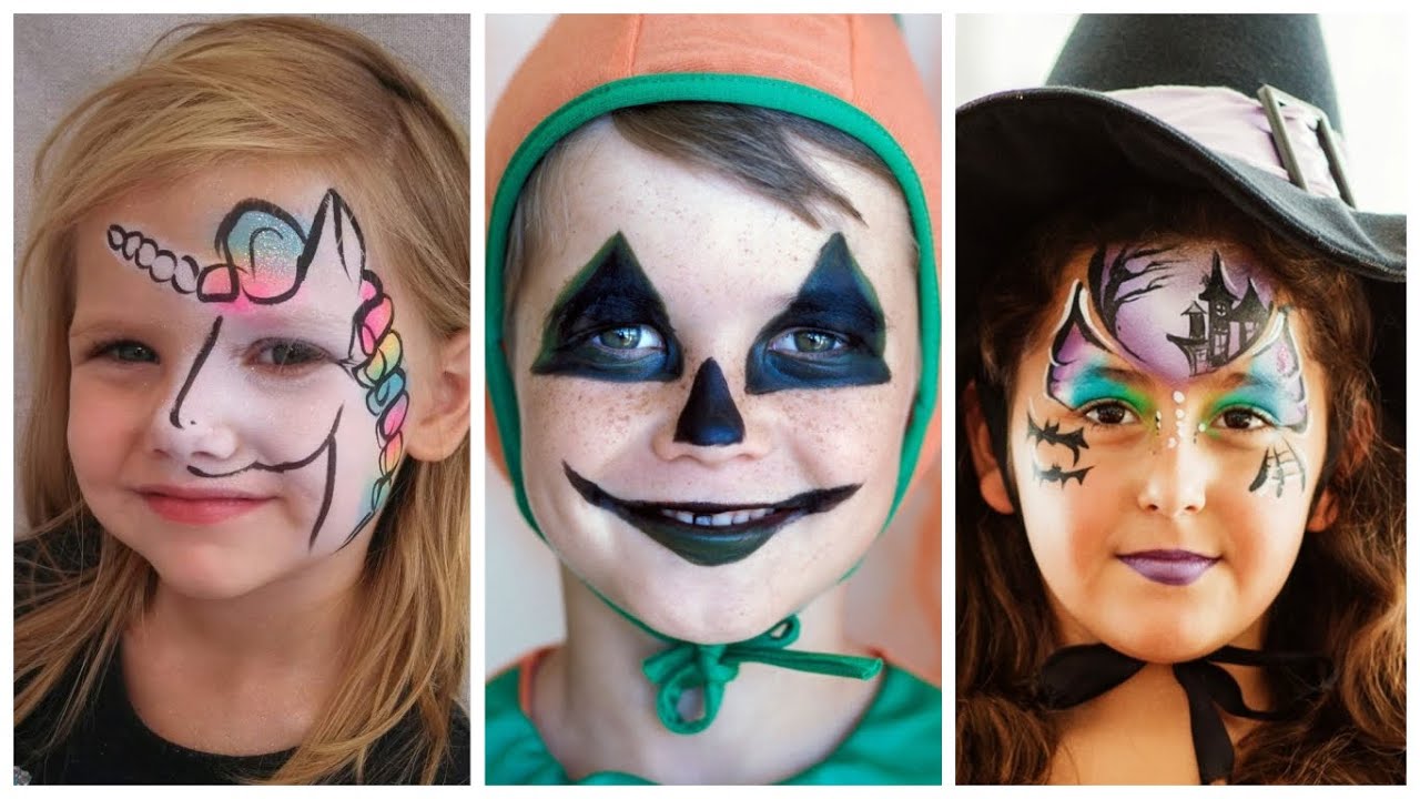 LOOKS Y MAQUILLAJE PARA NIÑOS  HALLOWEEN/niños/niñas/bebes MAKE UP HALLOWEEN FOR KIDS Super Fashions