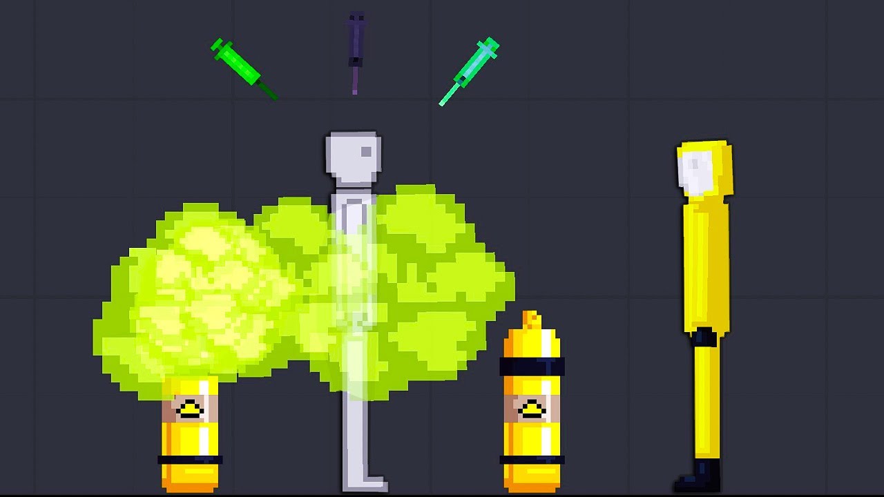 Infecting Ragdolls with ZOMBIE GAS is Fun in People Playground Mod Update Gameplay