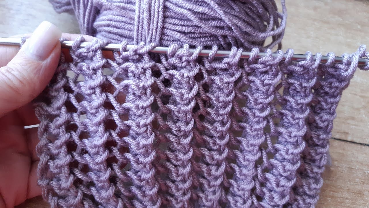 Ich bin begeistert! Wir stricken nur eine Reihe!