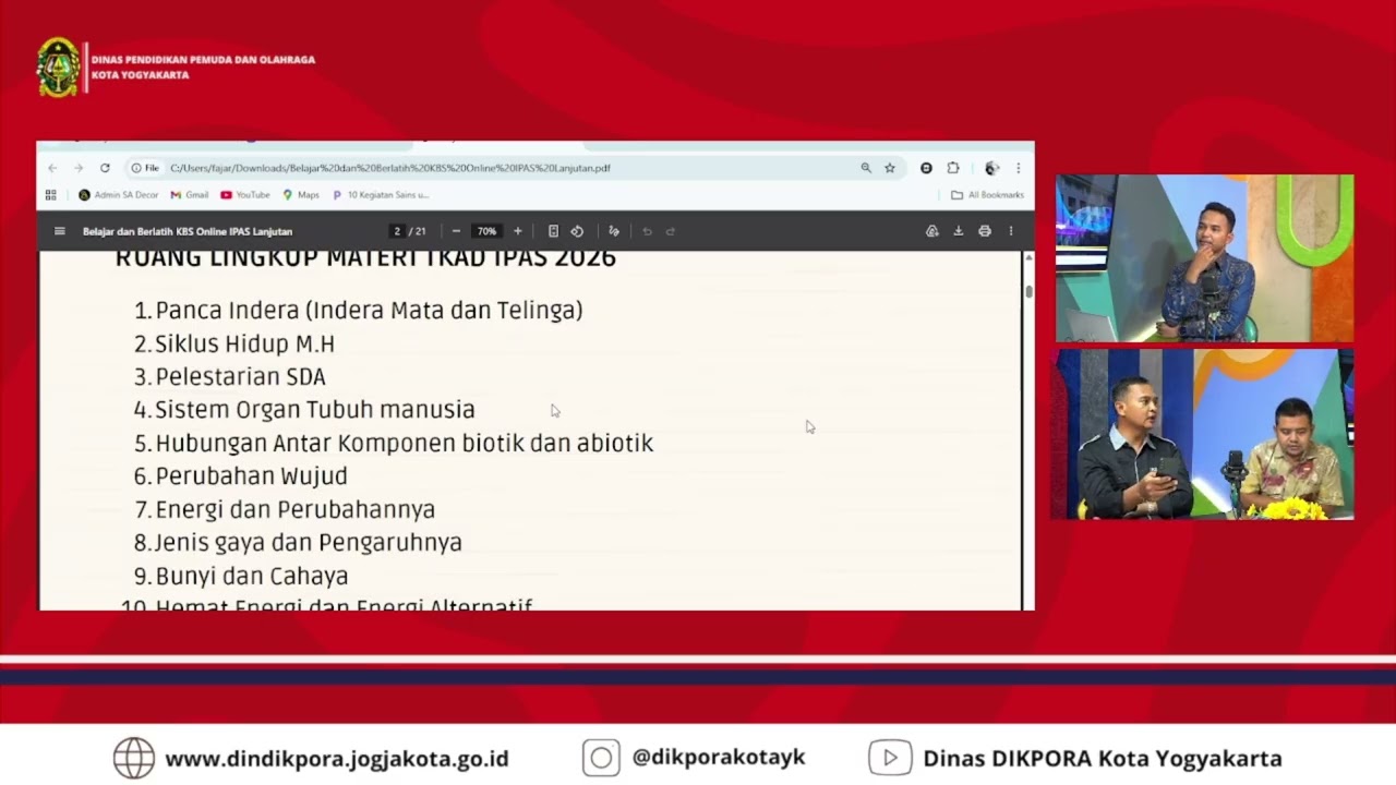 Bedah Ruang Lingkup Materi TKAD IPAS 2026 Jenjang SD