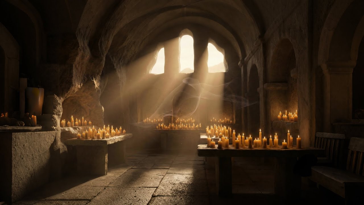Ancient Byzantine Healing Prayer: Listen to Find Stillness | Sacred Night Chant for Deep Peace 432Hz