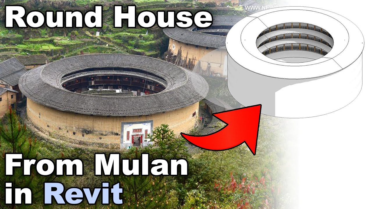 Round House from Mulan Movie in Revit Tutorial