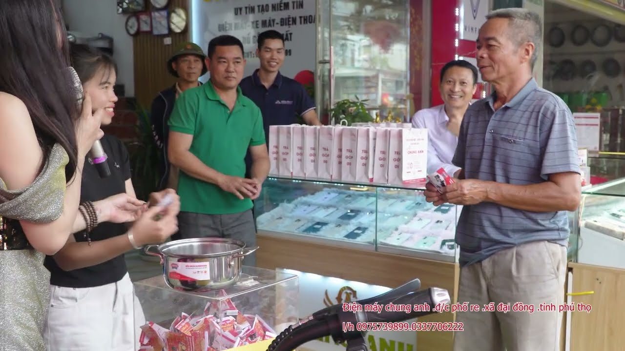 Sự Kiện .Điện Máy  chung anh .bốc thăm trúng thưởng