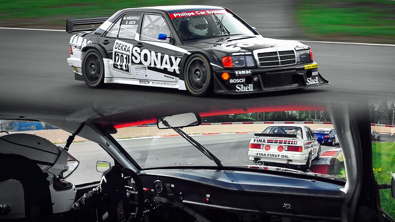 OnBoard a Mercedes 190E Evo II DTM (1993 Class 1 Specs) at the Nürburgring: ICONIC 9,000+rpm Sound!