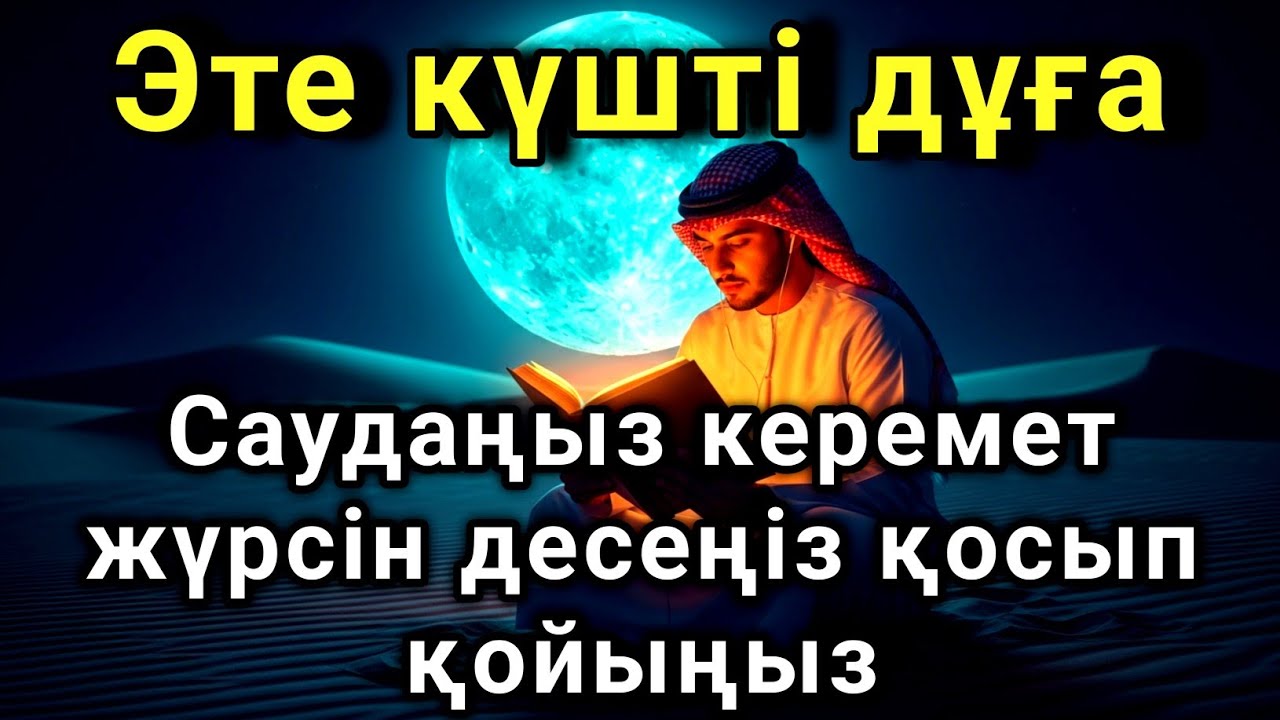 💖🔑Тыңда Өте күшті дұға сәрсенбі, Алла бір күнде ойламаған ақша байлық жібереді, ризығың көбейеді 🤲✨💯
