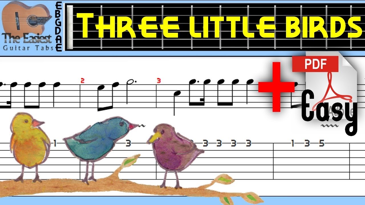 Bob Marley - Three Little Birds Guitar Tab