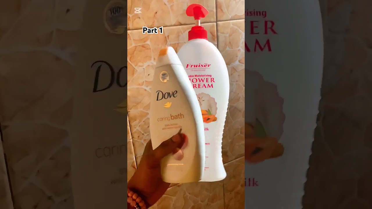 How to beautify and lighten your skin naturally with dove showergel,fruiser #whitening#naturalbeauty