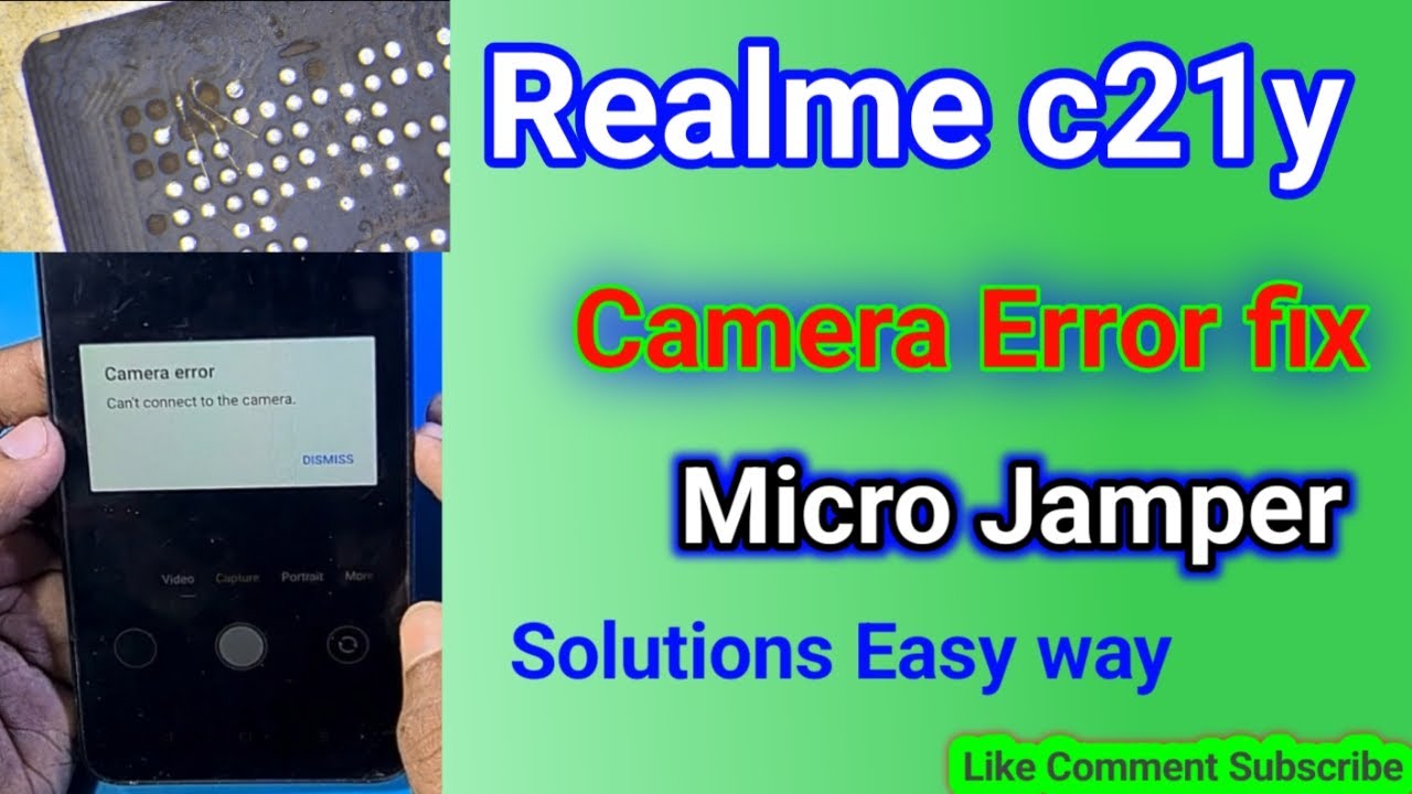 Realme C21Y camera error solution| realme C21Y cpu reball and micro jamper |Jmf|mobilerepair