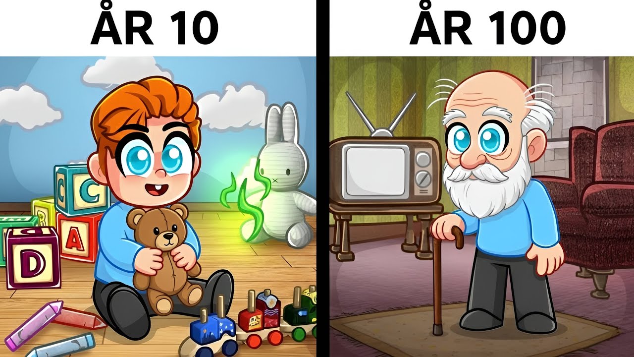 Lever från 0-100 År i Roblox...