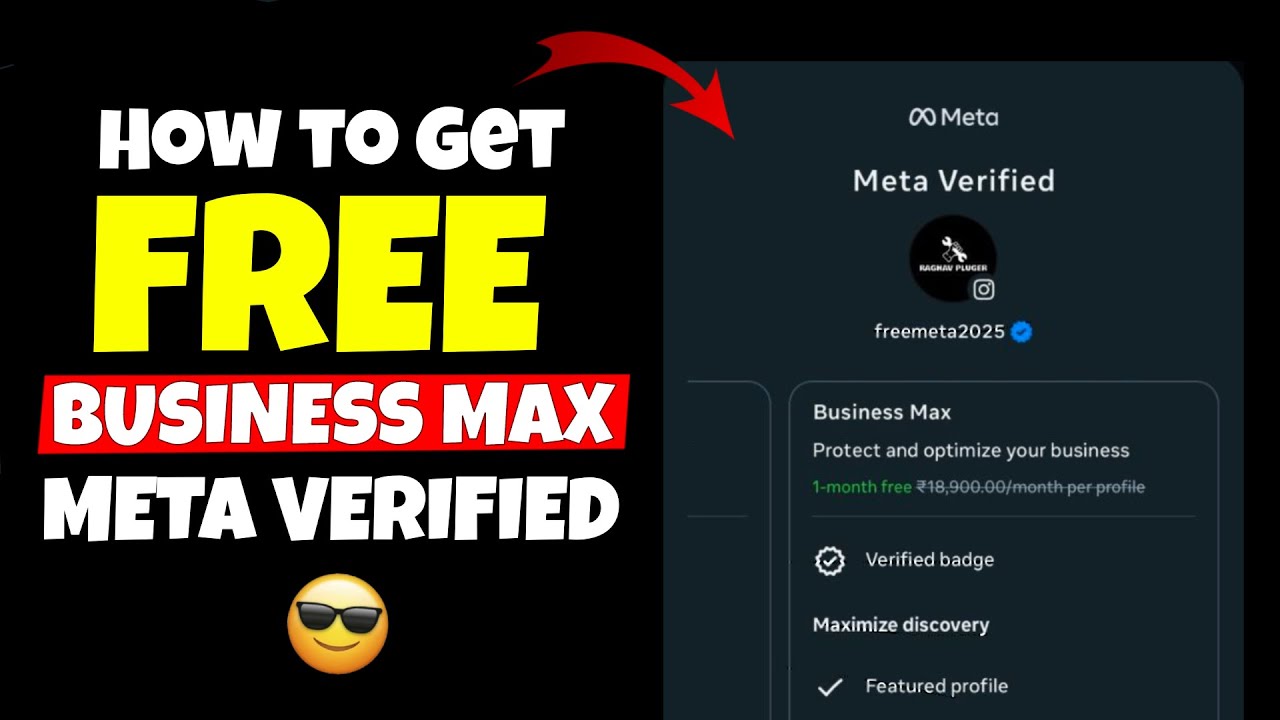 How To Get Free Instagram Business Max Meta Verified | Get Free Blue Tick on Instagram New Method