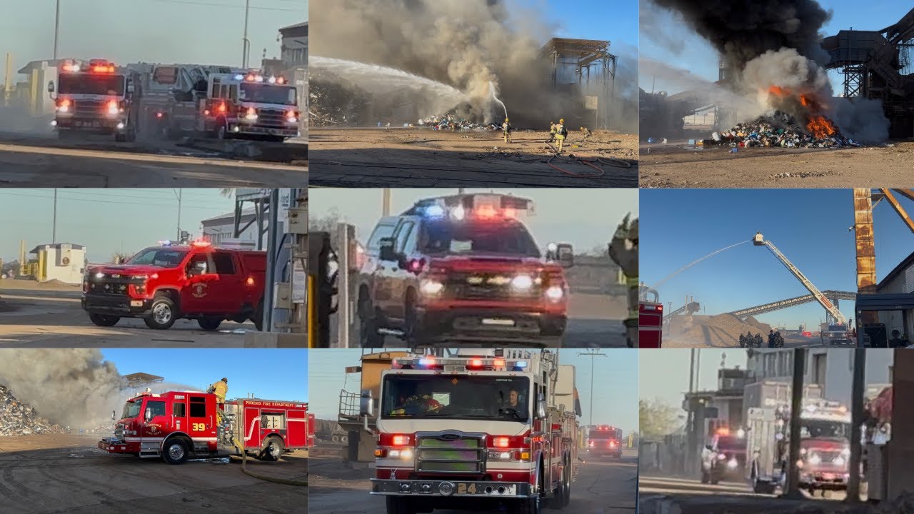 PHXFD. Working Junkyard Fire Response