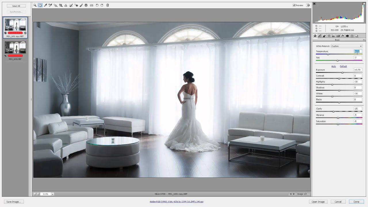 Editorial Style Bridal Portrait Using Camera Raw Presets - Weekly Edit Season 2 Episode 2