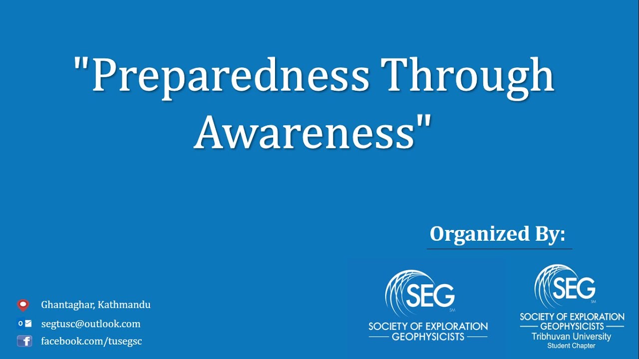 Outreach Program: Webinar || Preparedness Through Awareness || Scholar's Academy, Bhiman, Sindhuli