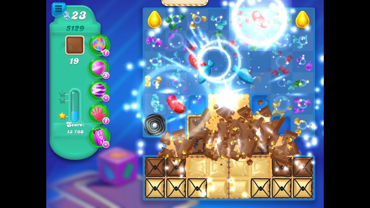 Candy Crush Soda Saga 4K (Level 5126 - 5130)