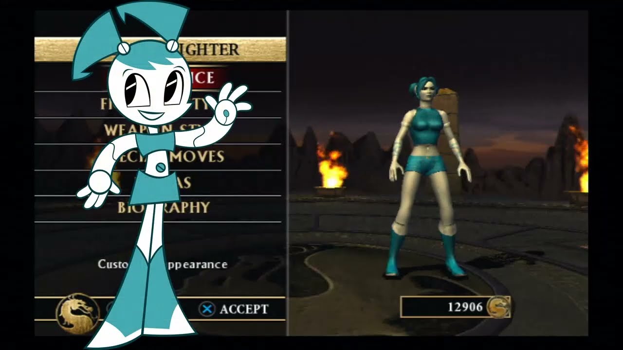 Creating Jenny Walkman (My Life as a Teenage Robot) - Mortal Kombat Armageddon (PS2) No Music