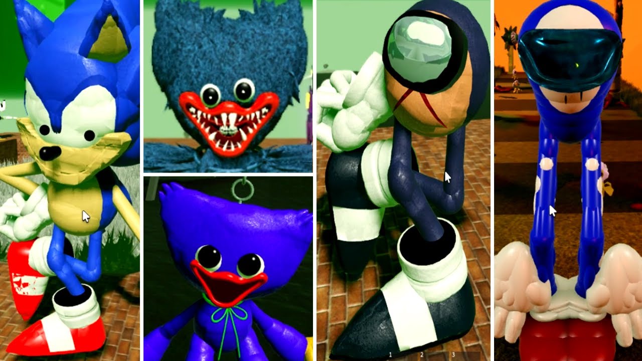 NOVO SONIC.EXE (BLACK SUN), LORD X, HUGGY WUGGY E KISSY MISSY! Become Tiky And Everything Else