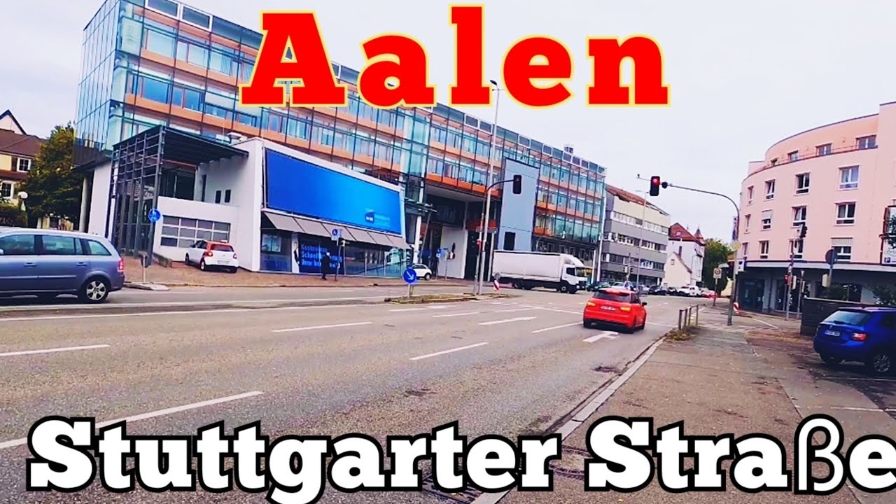 Aalen walk in Stuttgarter Straße | Germany City Walk |
