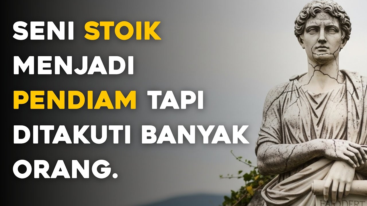 Seni Stoik Menjadi Pendiam Tapi Ditakuti Banyak Orang | Cara Membangun Aura Tenang yang Berwibawa