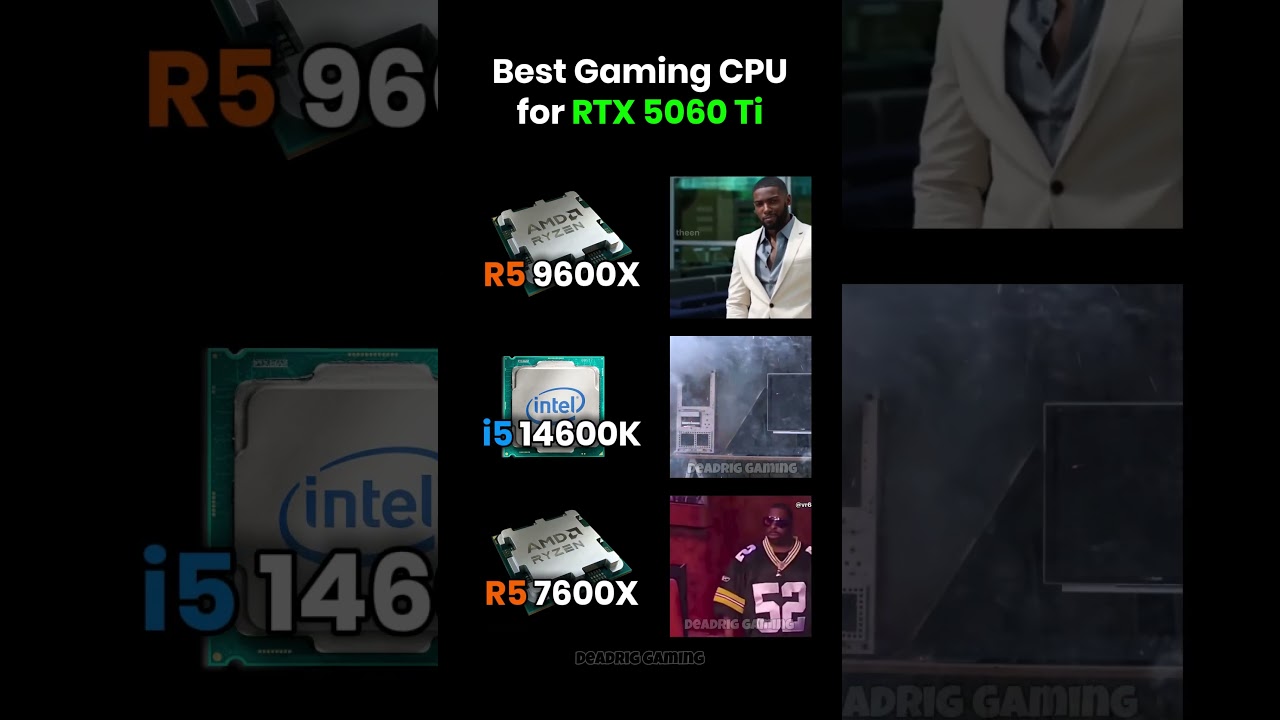 Best CPU for RTX 5060 Ti