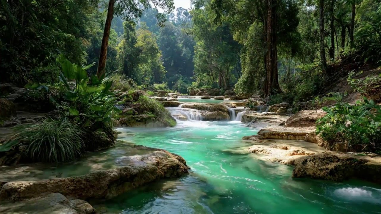 Gentle Forest River Sounds for Sleep with Stable Water Flow for Comfort