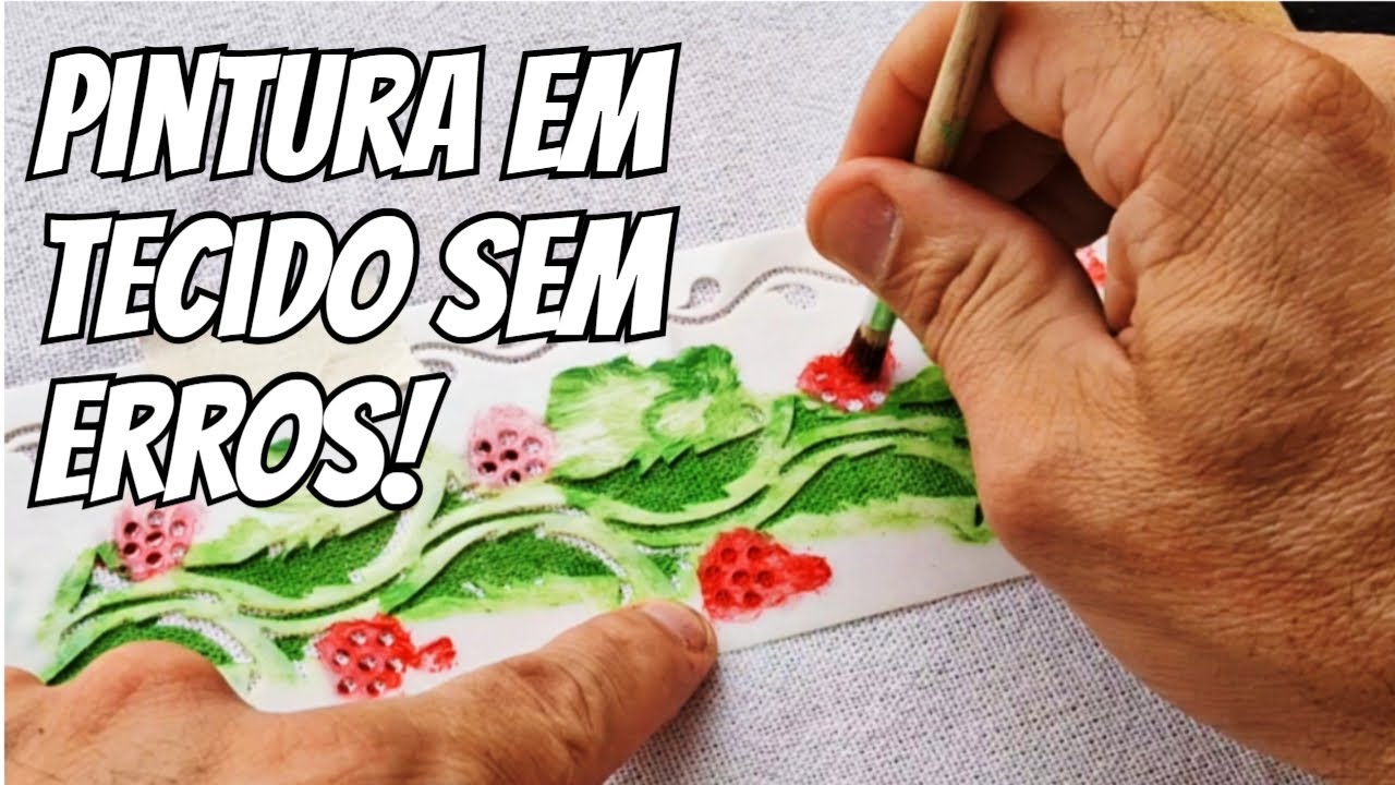 7 Coisas que Todo Iniciante na Pintura em Tecido Deve Saber