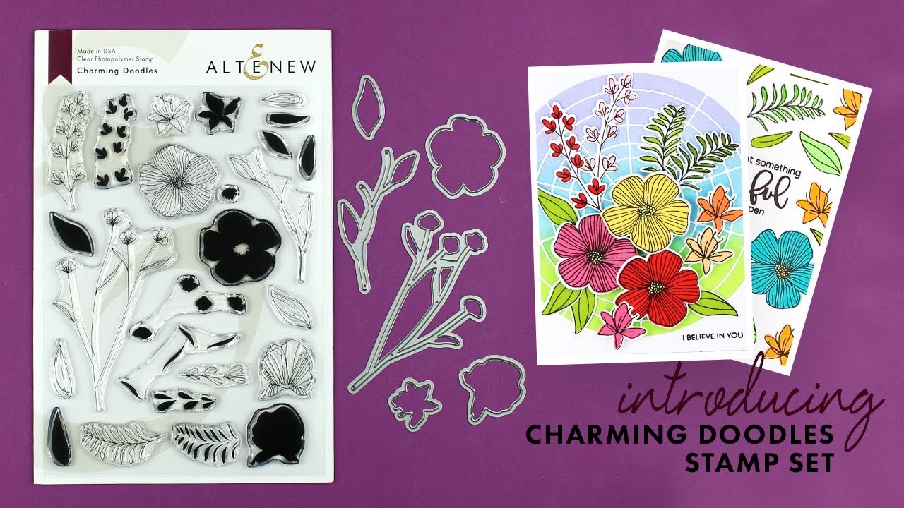 Altenew Stamps Intro - Charming Doodles