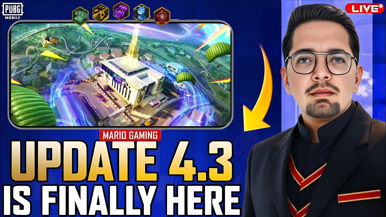NEW 4.3 UPDATE FIRST LOOK & GAMEPLAY | NEW 4.3 UPDATE FIRST LOOK & GAMEPLAY | 🔥 PUBG MOBILE LIVE 🔥‪