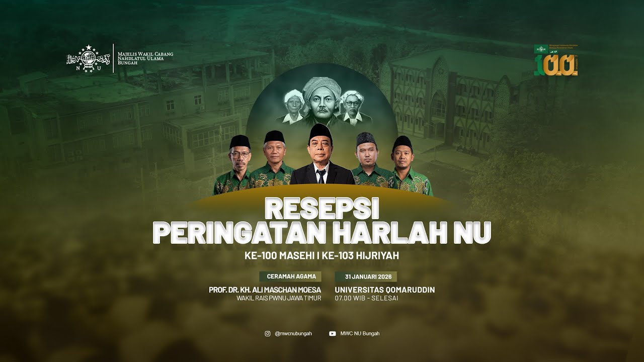 RESEPSI HARLAH 103 NU | MWC NU BUNGAH GRESIK