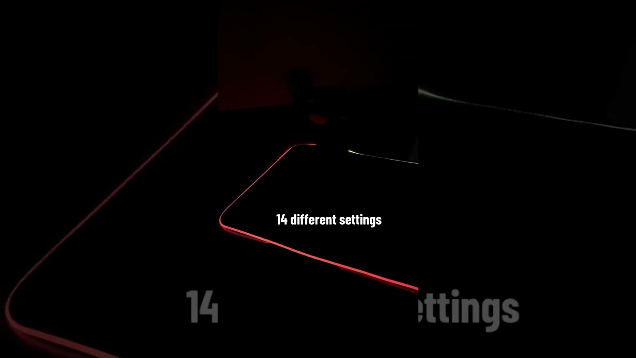 Gaming mouse pad with led lights for under $10! 