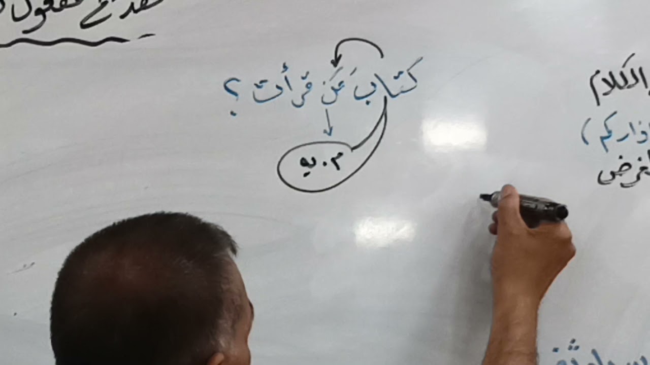 تقديم المفعول به الجزء الثاني