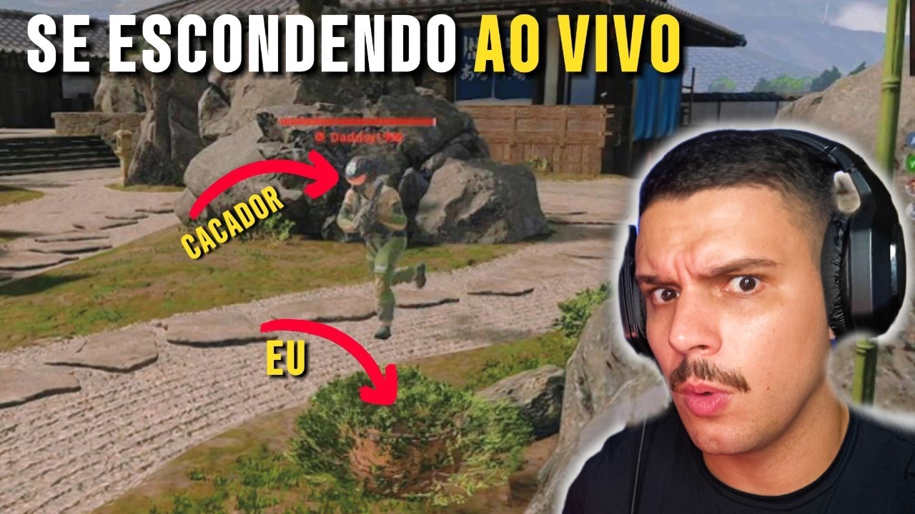 SE ESCONDENDO AO VIVO! SEM BIGODE