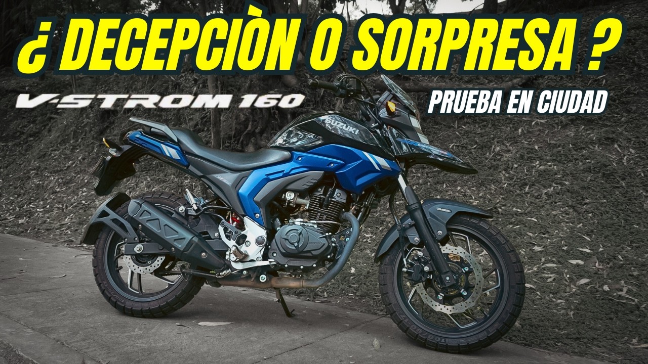 La probé en ciudad… ¿DECEPCIÓN o SORPRESA? | Suzuki V-Strom 160 Prueba Real