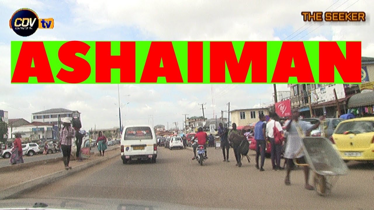 Ashaiman via Tema Motorway Roundabout, Ghana: Enjoy the ride with the Seeker.