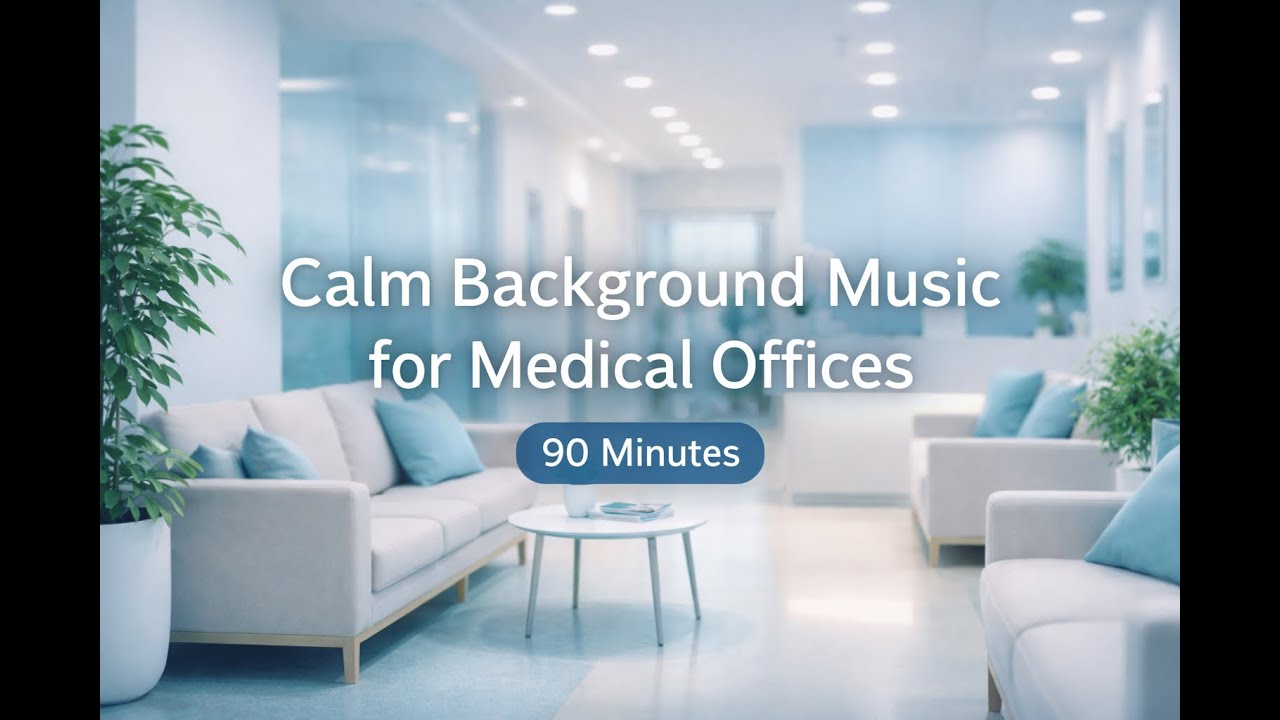 Calm Background Music for Medical Offices & Waiting Rooms | 90 Minutes