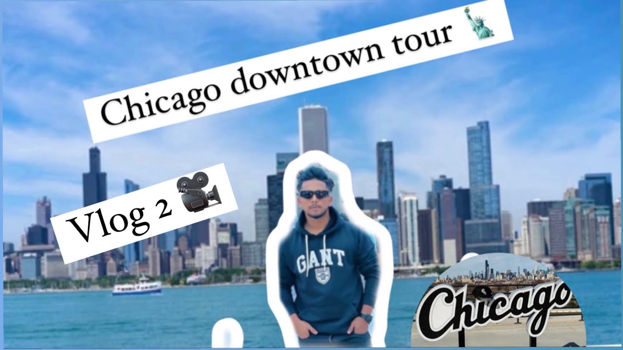 Chicago Downtown Tour | Vlog 2 |Master in USA | 🇺🇸