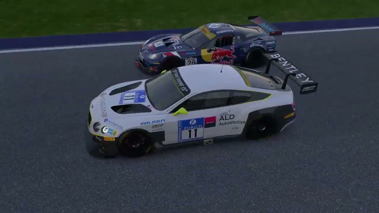 Extremely wild, adrenaline-fueled race! RaceRoomRacing (Red Bull Ring) race BENTLEY CONTINENTAL GT3