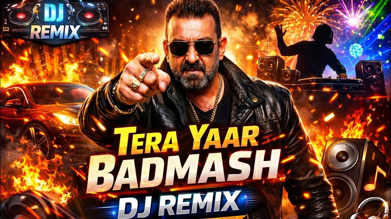 तेरा यार बदमाश 🔥 | DJ Remix Song | Bass Boosted Party Song | Sanjay Dutt Style Attitude Remix 2026