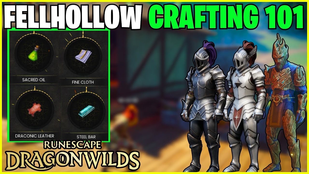 RuneScape Dragon Wilds: Как создавать предметы и находить все новые материалы!