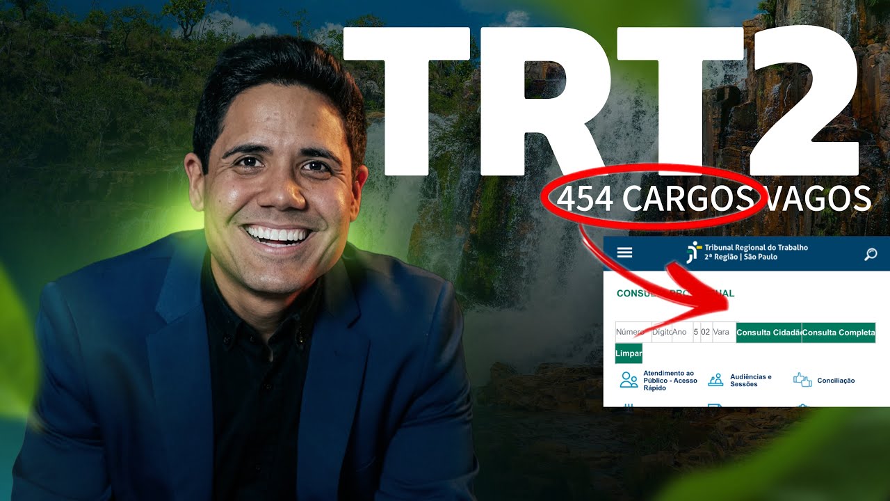 Concurso TRT 2:  454 cargos vagos para analistas e técnicos, banca FCC