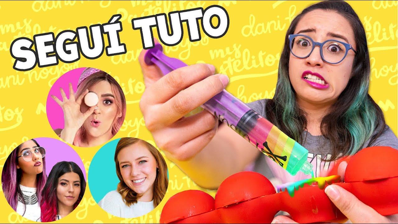 SEGUÍ TUTORIALES de mis AMIGAS YOUTUBERS 😨 Mis pastelitos | Musas | Dani Hoyos vs Craftingeek