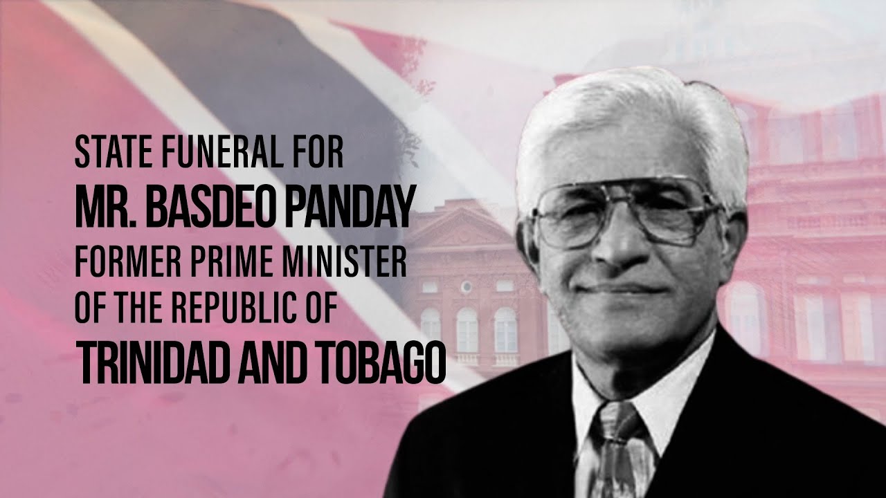 State Funeral For Mr. Basdeo Panday, Former Prime Minister Of Trinidad And Tobago - January 9th 2024