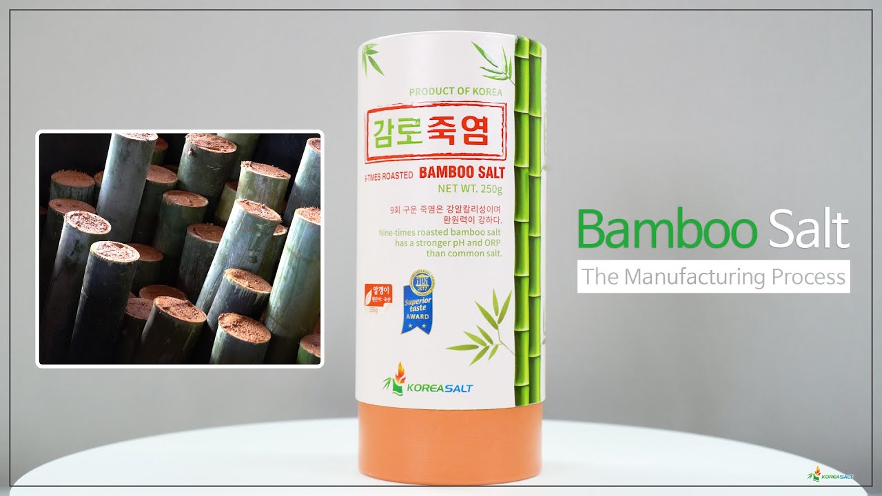 How to make bamboo salt in Korea.(The bamboo salt manufacturing process)