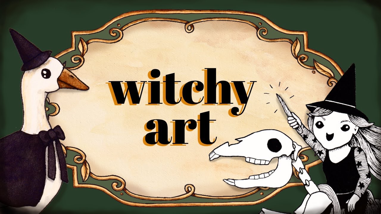 Witchy art and camera troubles